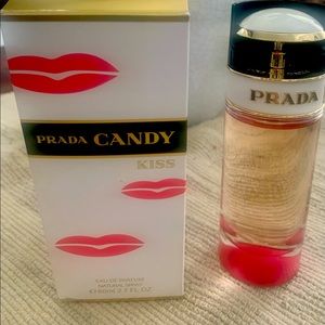 Authentic Prada Candy Kiss large size never used in box